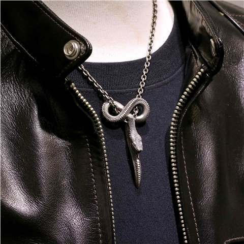 Hand Crafted Snake Necklace Secondary image