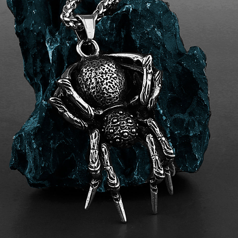 Retro Thousand-Eye Eight-Legged Spider Hanging Necklace