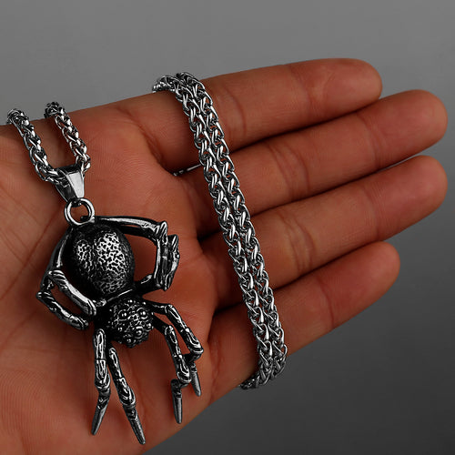 Retro Thousand-Eye Eight-Legged Spider Hanging Necklace