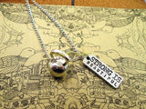 Strong Is Beautiful Gym Fitness Workout Necklace kettlebell necklace