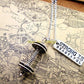 heavy barbell necklace