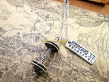 Strong Is Beautiful Gym Fitness Workout Necklace heavy barbell necklace