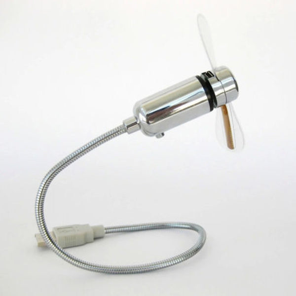 Mini USB Fan LED Clock