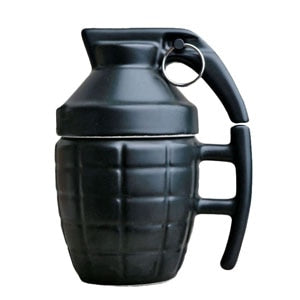 Grenade Coffee Mug With Lid