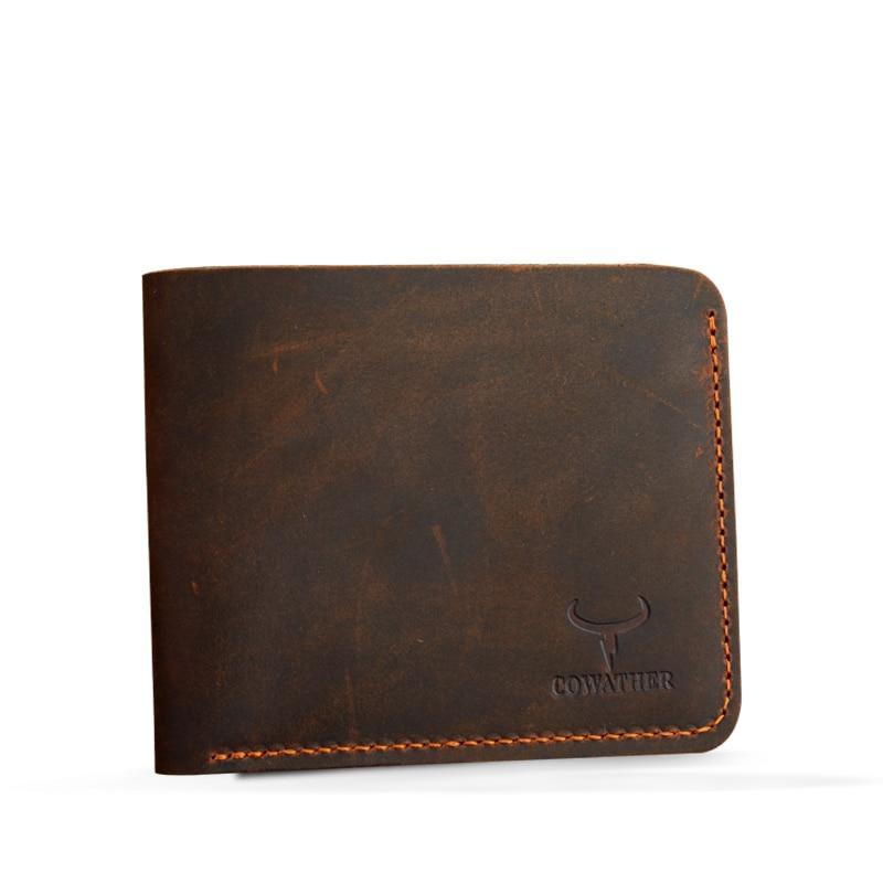 Crazy Horse Leather Mens Wallet Main image