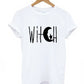 Witch Crescent Moon and Star Women T-Shirt