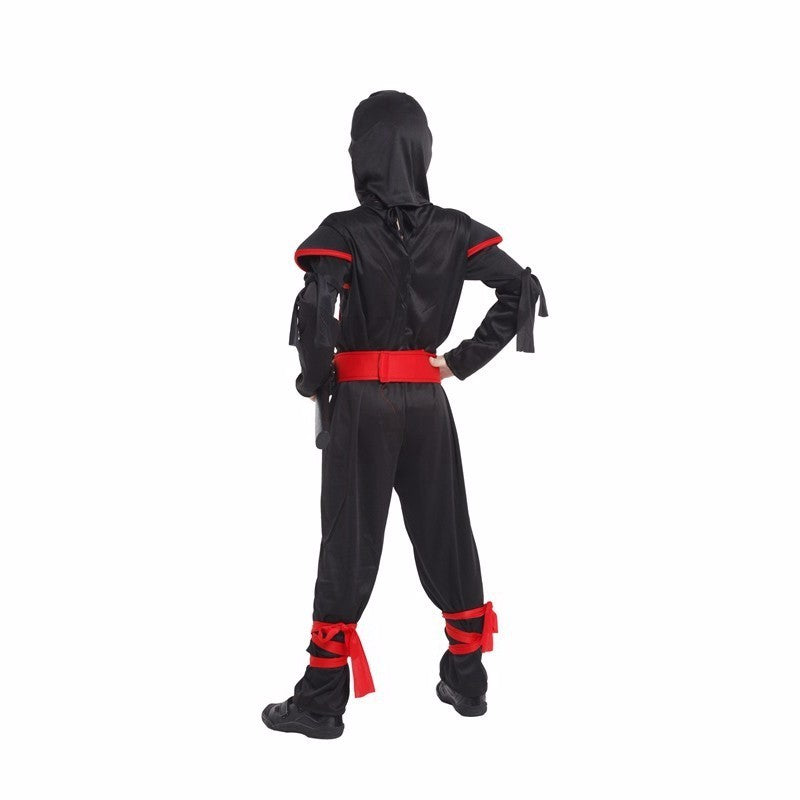 Black Ninja Warrior Kids Costume Secondary image