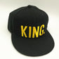 KING / QUEEN Embroidered Snapback Cap
