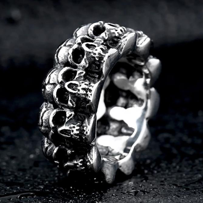 skull rings for men skull ring skull rings for women Main image