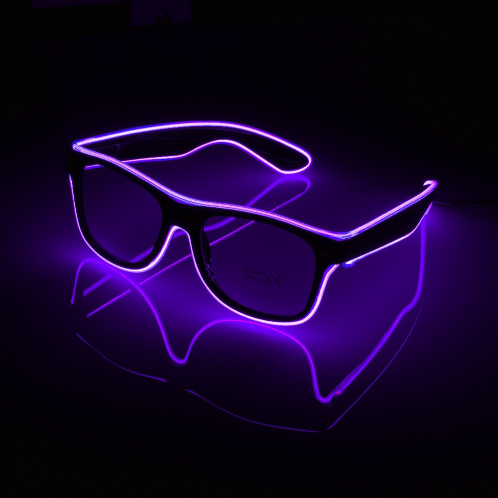 Flashing Luminescent LED Glasses