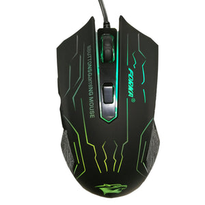 FORKA Silent Click USB Wired Gaming Mouse 6 Buttons 3200DPI FORKA Silent Click USB Wired Gaming Mouse 6 Buttons 3200DPI