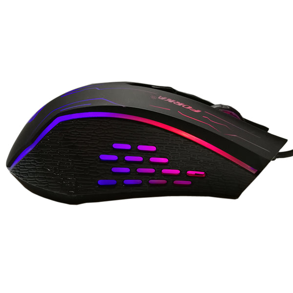 FORKA Silent Click USB Wired Gaming Mouse 6 Buttons 3200DPI