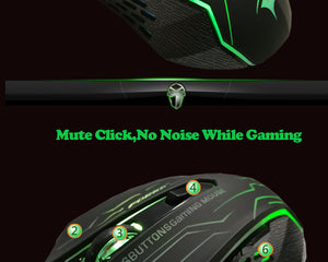 FORKA Silent Click USB Wired Gaming Mouse 6 Buttons 3200DPI FORKA Silent Click USB Wired Gaming Mouse 6 Buttons 3200DPI