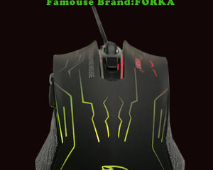 FORKA Silent Click USB Wired Gaming Mouse 6 Buttons 3200DPI FORKA Silent Click USB Wired Gaming Mouse 6 Buttons 3200DPI