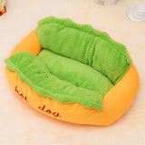 Hot Dog Pet Bed hot dog bed, hot dog dog bed, hot dog sofa, hot dog pet bed, hot dog bun dog bed