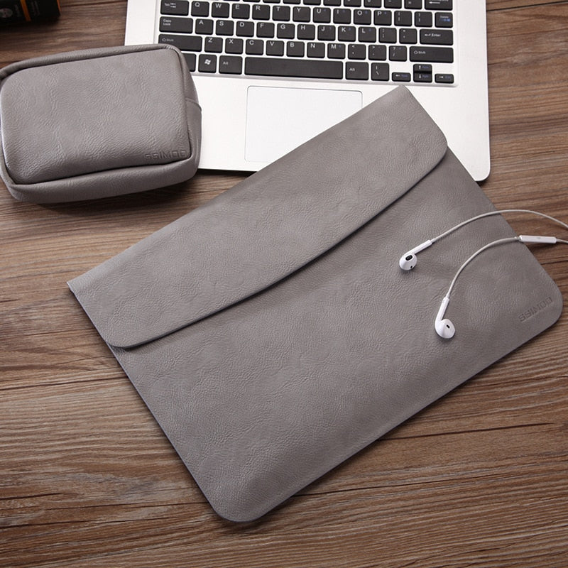 Ultra Thin Waterproof Leather Macbook Laptop Sleeve Main image