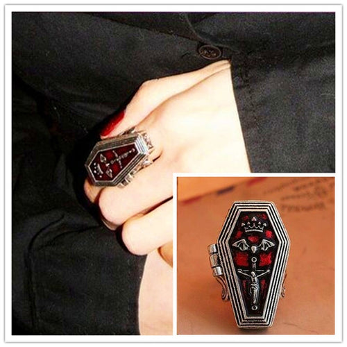coffin shaped ring