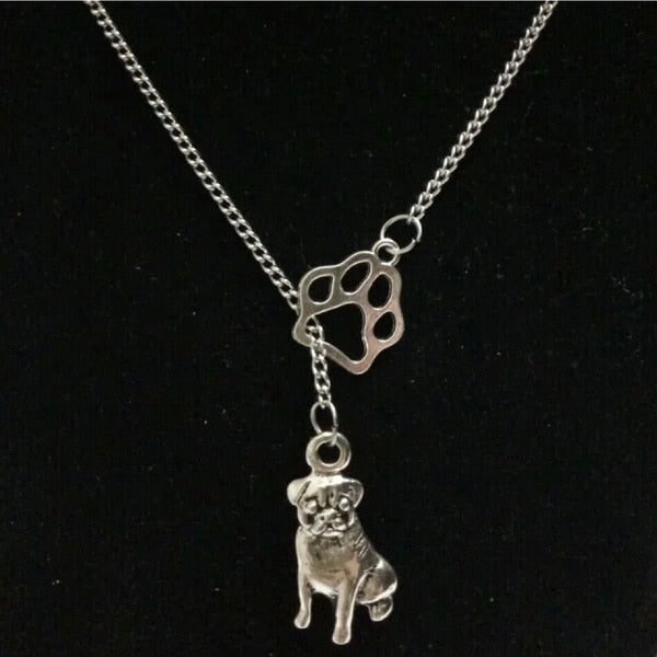 Pug & Paw Necklace