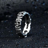 Skull Stainless Steel Punk Ring skull rings for men skull ring skull rings for women