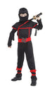 Black Ninja Warrior Kids Costume