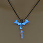 Glow In The Dark Dragon Sword Necklace