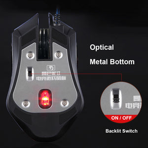 GameRaptor Wired LED Backlit Ergonomic Usb Gaming Keyboard Mouse + Mouse Pad Usb Gaming Keyboard Mouse + Mouse Pad