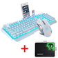 Usb Gaming Keyboard Mouse + Mouse Pad