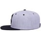 Original Grey Vintage Embroidery Character Snapback Cap