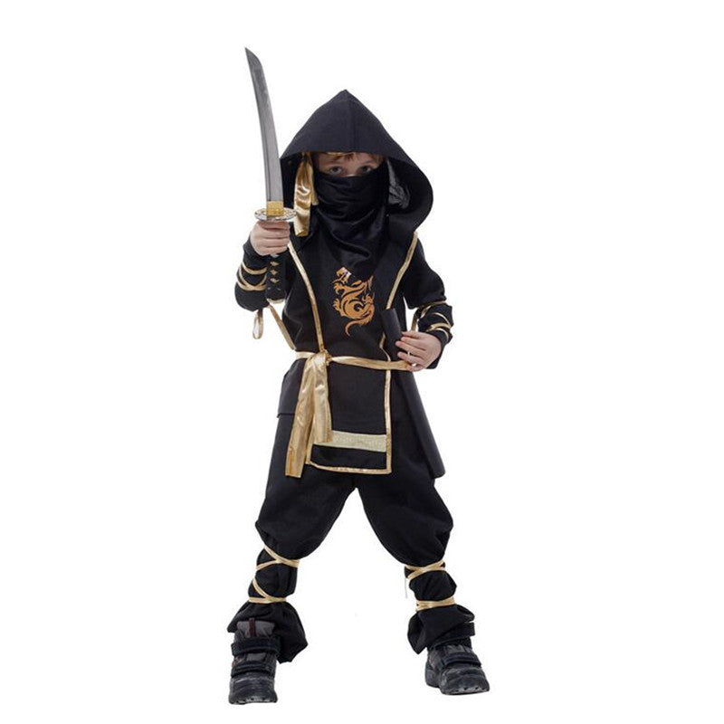 Hooded Ninja Kids Costume Secondary image