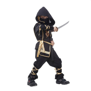 Hooded Ninja Kids Costume Hooded Ninja Kids Costume