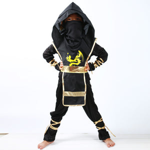 Hooded Ninja Kids Costume Hooded Ninja Kids Costume