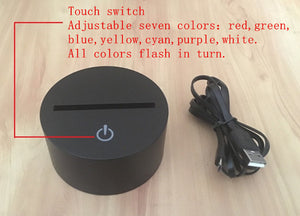 Music Note - 3D Optical Illusion LED Lamp Hologram Music Note - 3D Optical Illusion LED Lamp Hologram