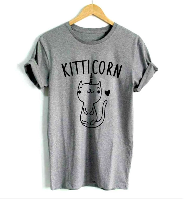 Kitticorn Kitten Unicorn Cat Women T-Shirt