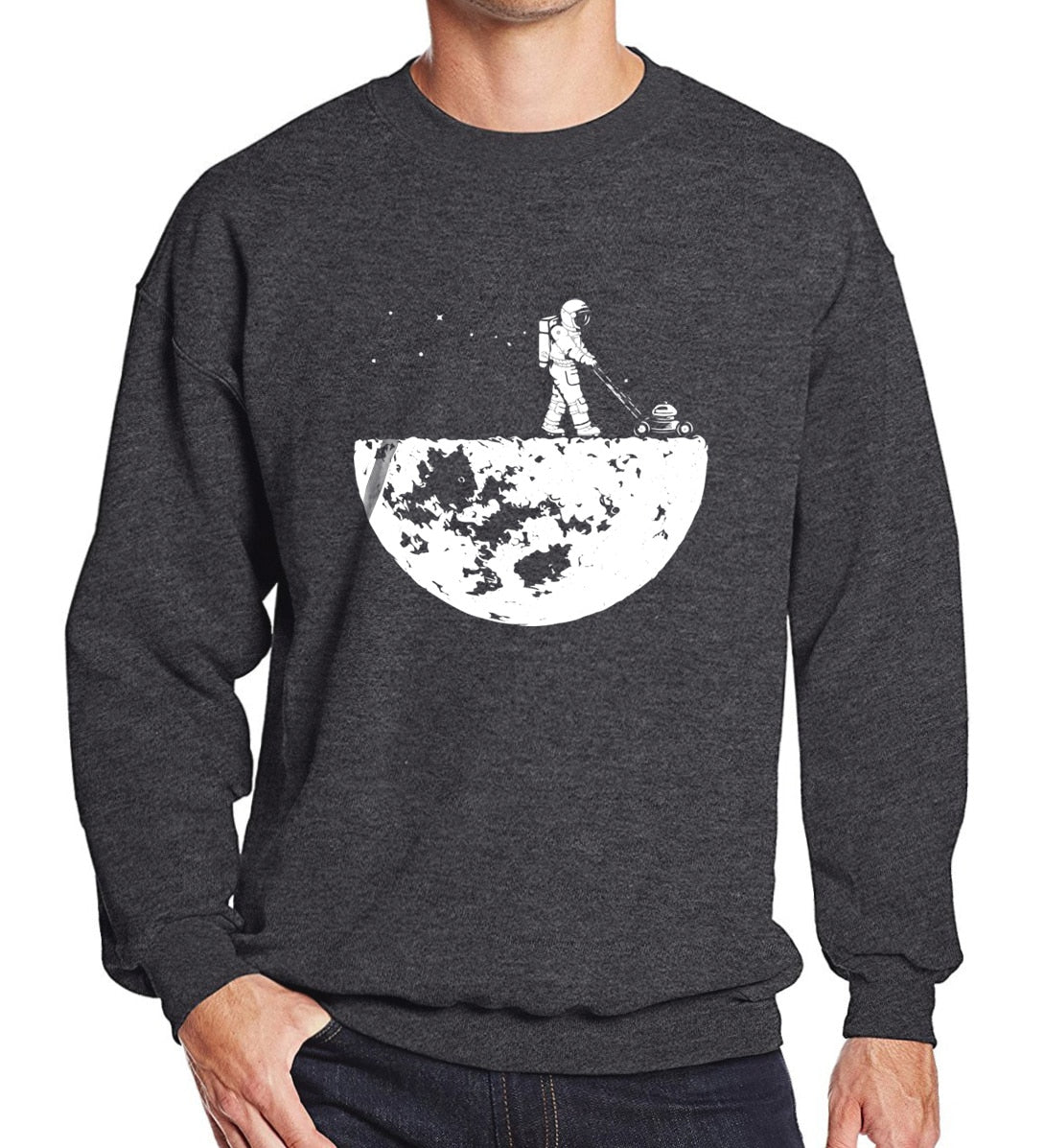 Astronaut Walking On The Moon Sweatshirt Main image