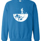 Astronaut Walking On The Moon Sweatshirt