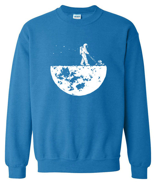 Astronaut Walking On The Moon Sweatshirt Secondary image