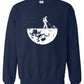 Astronaut Walking On The Moon Sweatshirt