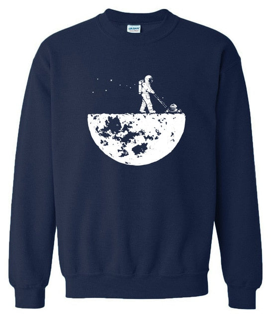 Astronaut Walking On The Moon Sweatshirt