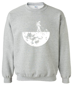 Astronaut Walking On The Moon Sweatshirt Astronaut Walking On The Moon Sweatshirt
