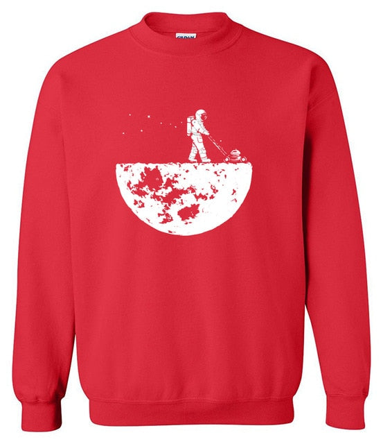 Astronaut Walking On The Moon Sweatshirt