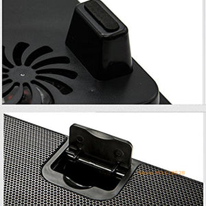 Adjustable 5 Fan Laptop Cooler Cooling Stand Pad Blue LED With USB Port For 10 inch - 17 inch Laptops Adjustable 5 Fan Laptop Cooler Cooling Stand Pad Blue LED With USB Port For 10 inch - 17 inch Laptops
