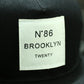BROOKLYN Letters Solid Color Patch Snapback Hat