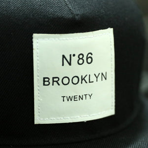 BROOKLYN Letters Solid Color Patch Snapback Hat BROOKLYN Letters Solid Color Patch Snapback Hat