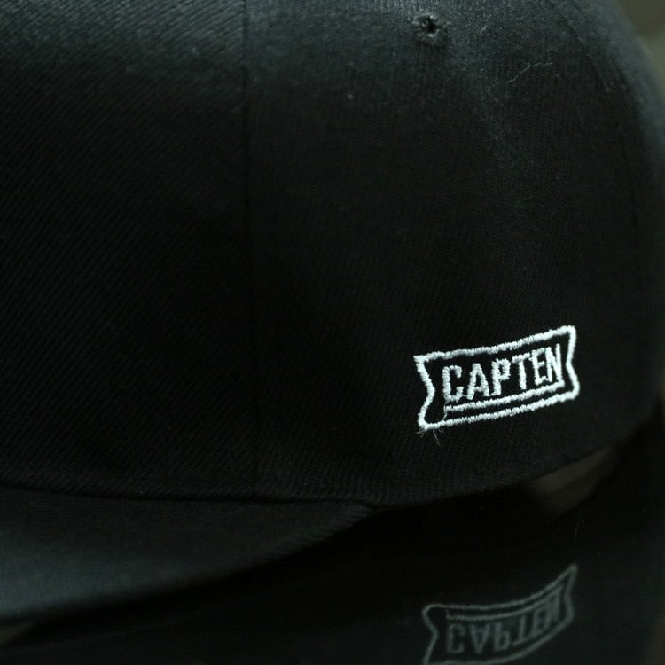 BROOKLYN Letters Solid Color Patch Snapback Hat