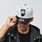 Original Grey Vintage Embroidery Character Snapback Cap