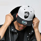 Original Grey Vintage Embroidery Character Snapback Cap
