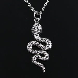 Silver Snake Pendant Necklace Silver Snake Pendant Necklace