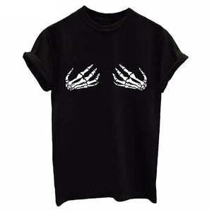 Women's Skeleton Hands T-Shirt Women's Skeleton Hands T-Shirt