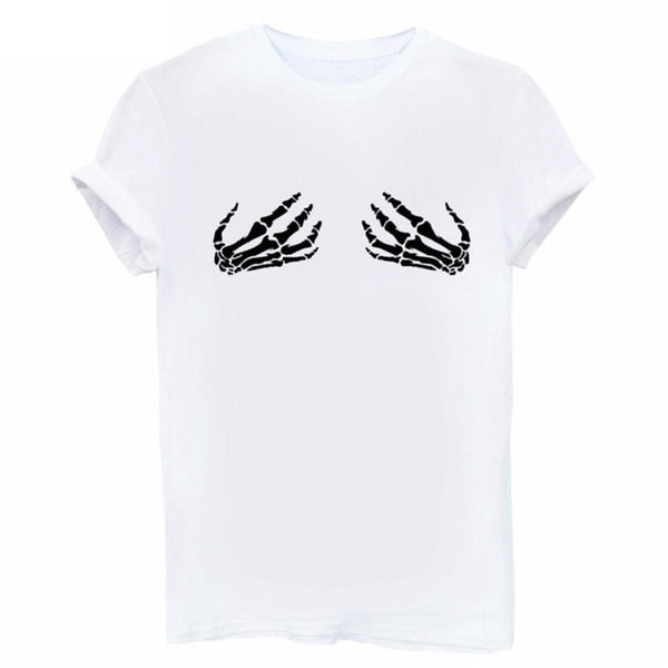 Women's Skeleton Hands T-Shirt