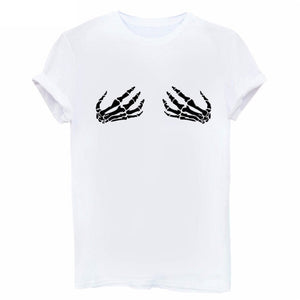 Women's Skeleton Hands T-Shirt Women's Skeleton Hands T-Shirt